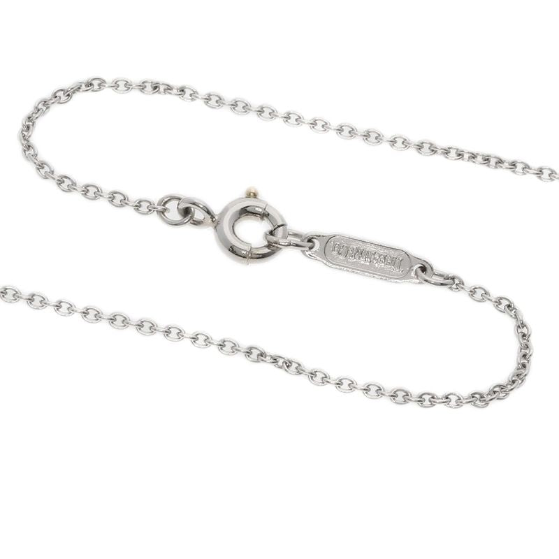 Tiffany & Co Small Cross Diamond Necklace Pt950 Ladies