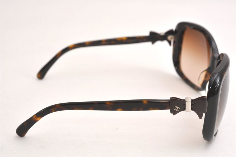 Chanel Sunglasses In Tortoiseshell CC Logo Coco Mark Brown 4215n