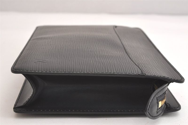 Louis Vuitton Epi Pochette Homme Clutch Handbag Black M52522 LV 4217n