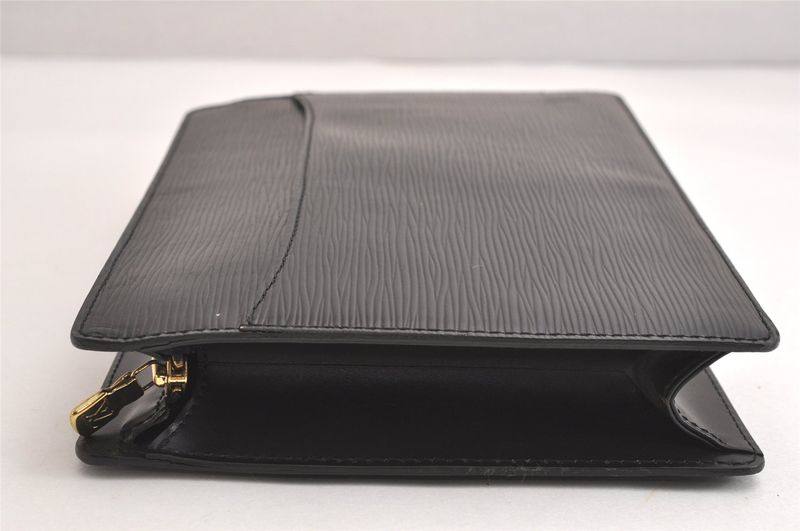Louis Vuitton Epi Pochette Homme Clutch Handbag Black M52522 LV 4217n