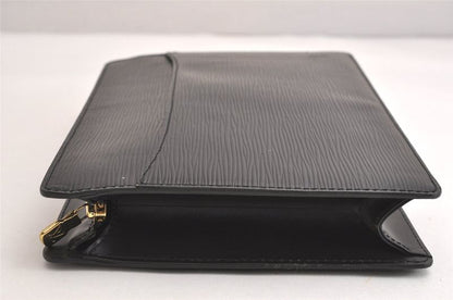Louis Vuitton Epi Pochette Homme Clutch Handbag Black M52522 LV 4217n