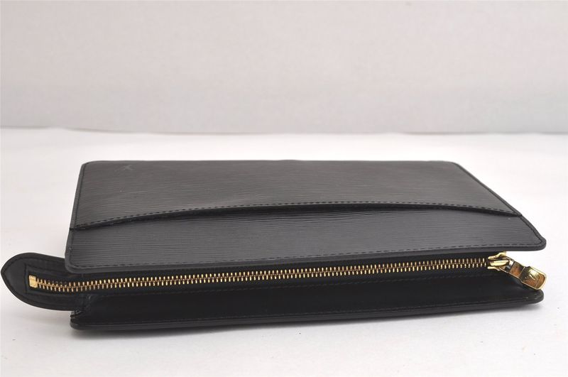 Louis Vuitton Epi Pochette Homme Clutch Handbag Black M52522 LV 4217n