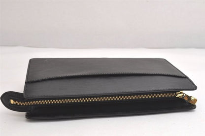 Louis Vuitton Epi Pochette Homme Clutch Handbag Black M52522 LV 4217n
