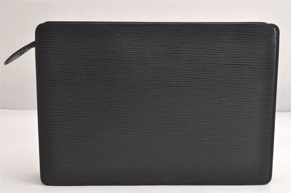 Louis Vuitton Epi Pochette Homme Clutch Handbag Black M52522 LV 4217n