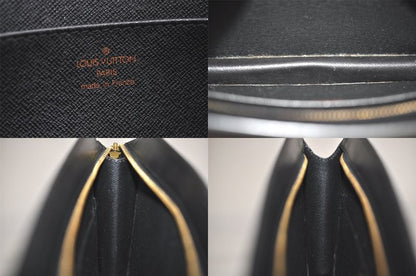 Louis Vuitton Epi Pochette Homme Clutch Handbag Black M52522 LV 4217n