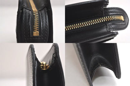 Louis Vuitton Epi Pochette Homme Clutch Handbag Black M52522 LV 4217n