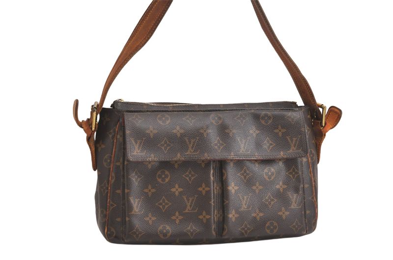 Louis Vuitton Monogram Vivacite GM Shoulder Bag M51163 LV 4220n