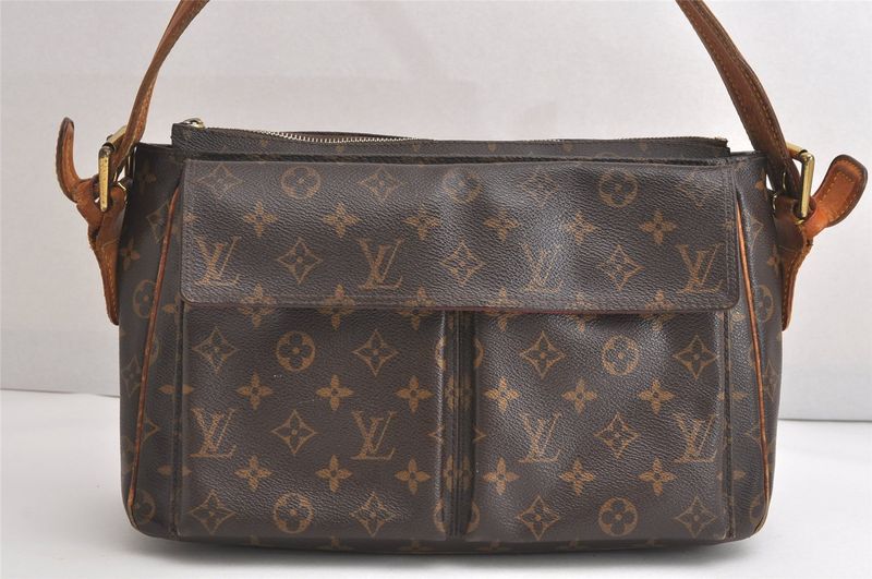 Louis Vuitton Monogram Vivacite GM Shoulder Bag M51163 LV 4220n