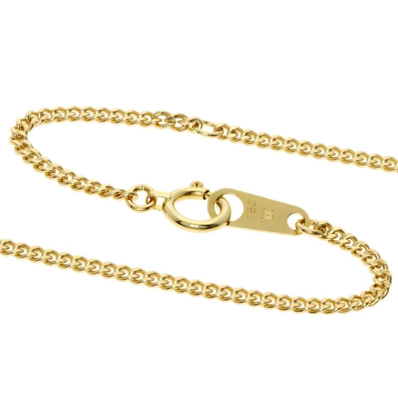 Celine Double Circle Necklace 18K Yellow Gold Ladies