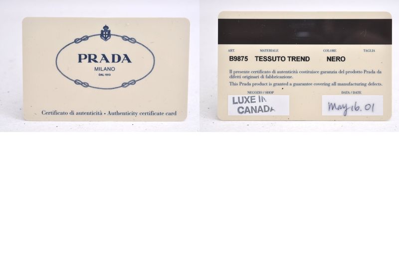 Prada Vintage Nylon Leather Shoulder Bag Black 4222n