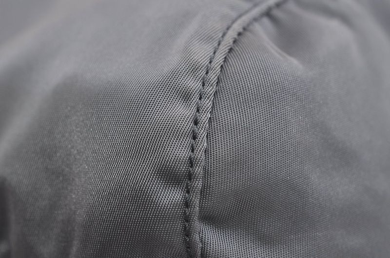 Prada Vintage Nylon Leather Drawstring Shape Pouch Wallet Blue 4223n