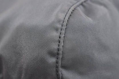 Prada Vintage Nylon Leather Drawstring Shape Pouch Wallet Blue 4223n