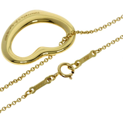 Tiffany & Co Open Heart Necklace 18K Yellow Gold Ladies