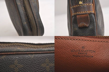 Louis Vuitton Monogram Marly Dragonne GM M51825 Clutch Bag Junk 4227n