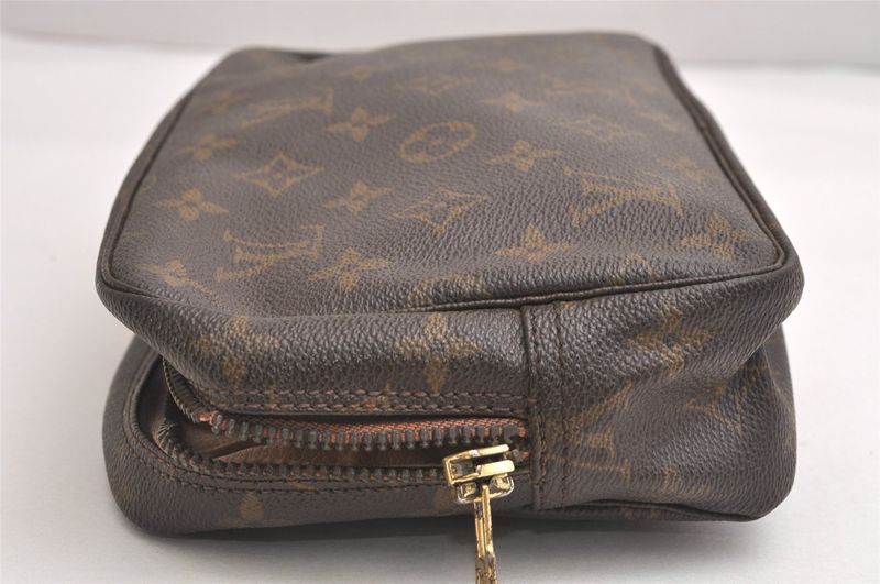 Louis Vuitton Monogram Trousse Toilette 23 Clutch Bag M47524 LV Junk 4236n