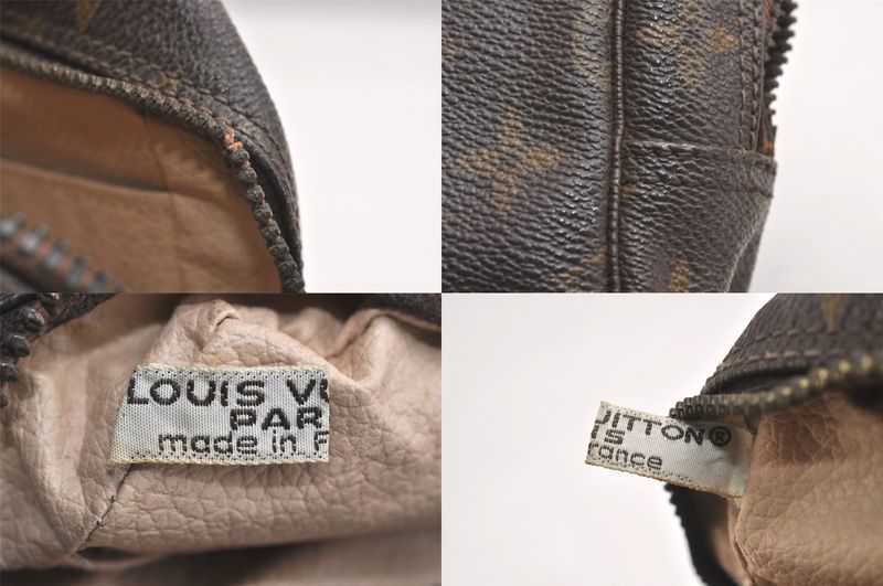 Louis Vuitton Monogram Trousse Toilette 23 Clutch Bag M47524 LV Junk 4236n