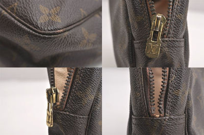 Louis Vuitton Monogram Trousse Toilette 23 Clutch Bag M47524 LV Junk 4236n