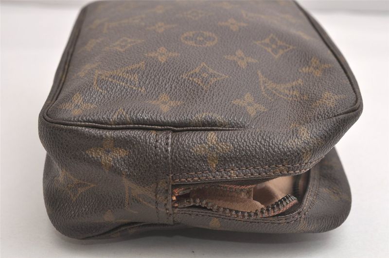 Louis Vuitton Monogram Trousse Toilette 23 Clutch Bag M47524 LV Junk 4236n