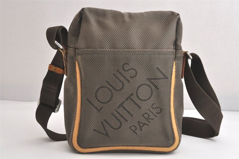 Louis Vuitton Damier Jean Citadin MM Shoulder Bag M93040 Brown 4237n