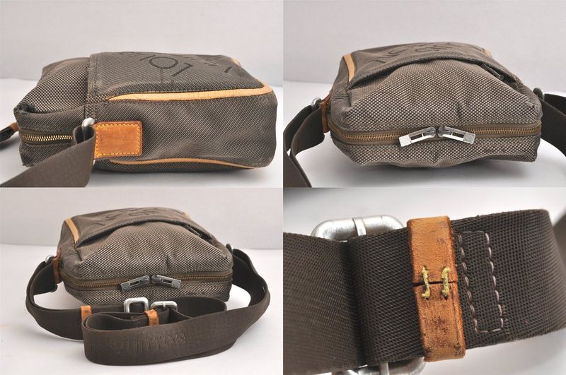 Louis Vuitton Damier Jean Citadin MM Shoulder Bag M93040 Brown 4237n