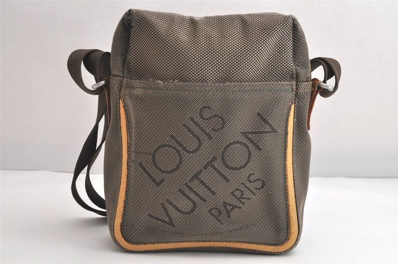 Louis Vuitton Damier Jean Citadin MM Shoulder Bag M93040 Brown 4237n