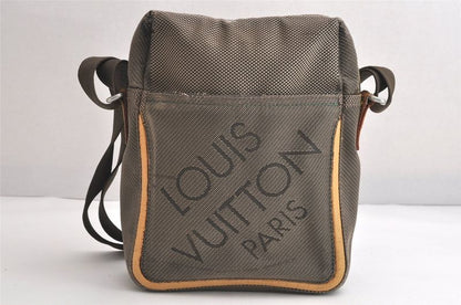 Louis Vuitton Damier Jean Citadin MM Shoulder Bag M93040 Brown 4237n