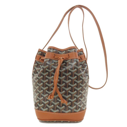 Goyard Petite Flo Bucket Shoulder Bag PVC Women