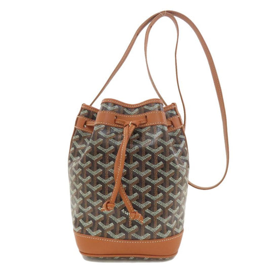 Goyard Petite Flo Bucket Shoulder Bag PVC Women