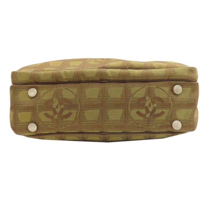 Chanel New Travel Line 2WAY Handbag Nylon Ladies