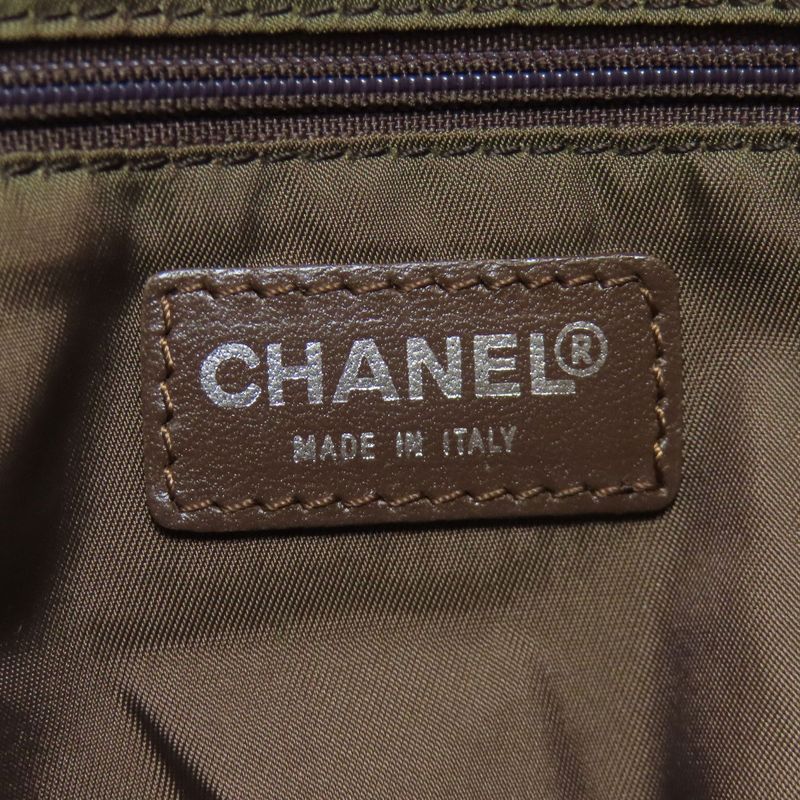 Chanel New Travel Line 2WAY Handbag Nylon Ladies