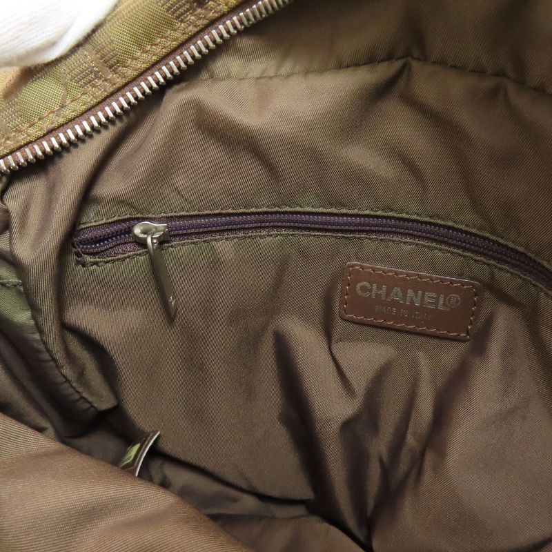 Chanel New Travel Line 2WAY Handbag Nylon Ladies