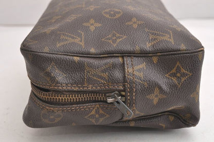 Louis Vuitton Monogram Trousse Toilette 28 Clutch Handbag Old Shape 4241n