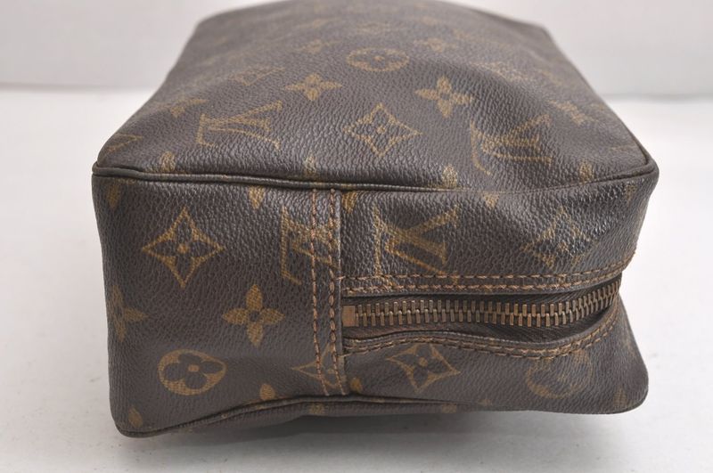 Louis Vuitton Monogram Trousse Toilette 28 Clutch Handbag Old Shape 4241n