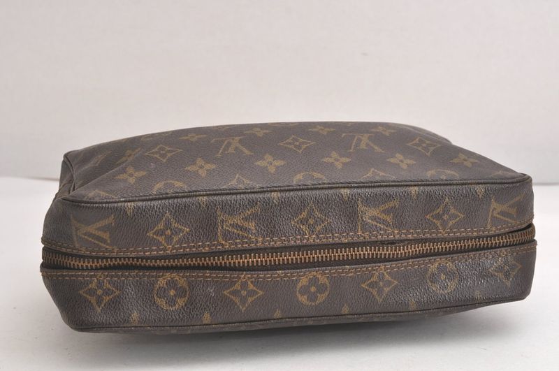 Louis Vuitton Monogram Trousse Toilette 28 Clutch Handbag Old Shape 4241n