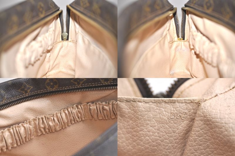 Louis Vuitton Monogram Trousse Toilette 28 Clutch Handbag Old Shape 4241n