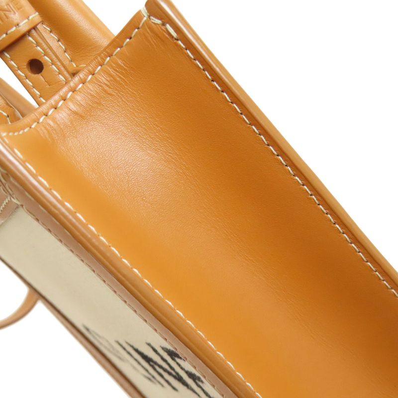 Celine Mini Vertical Cabas 2WAY Handbag Canvas Women