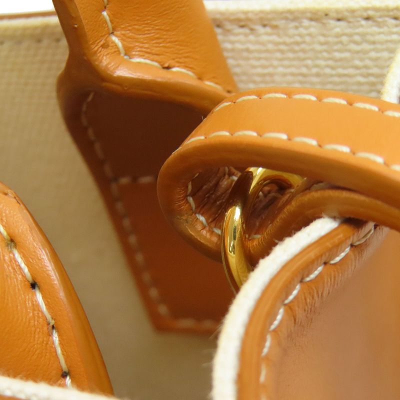 Celine Mini Vertical Cabas 2WAY Handbag Canvas Women