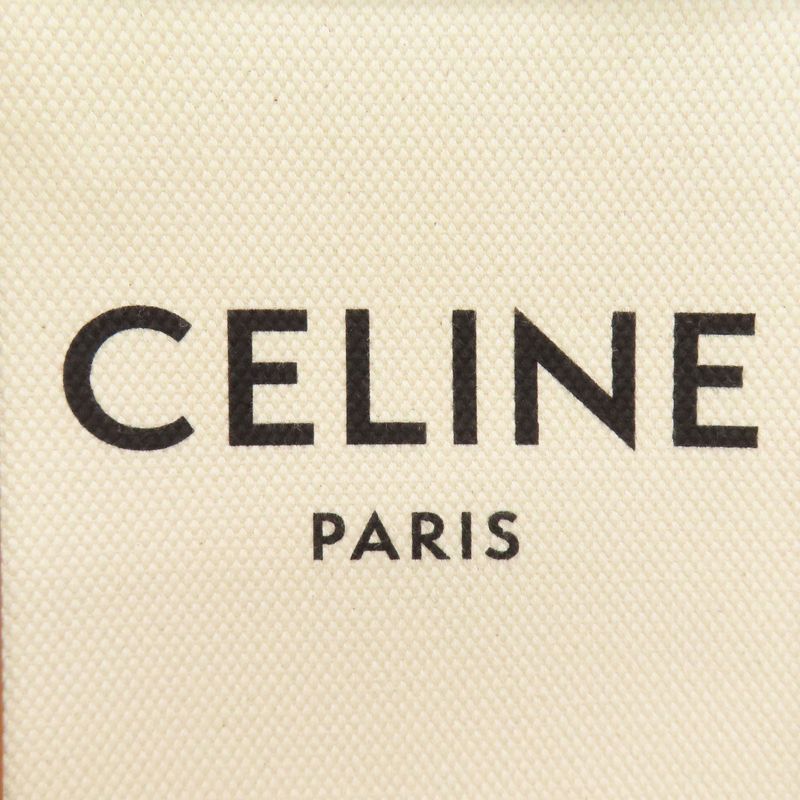 Celine Mini Vertical Cabas 2WAY Handbag Canvas Women