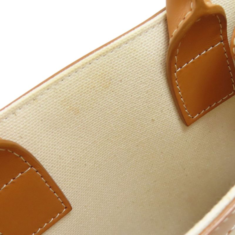 Celine Mini Vertical Cabas 2WAY Handbag Canvas Women