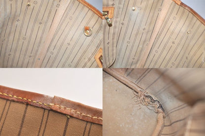 Louis Vuitton Monogram Neverfull MM Shoulder Tote Bag M40156 LV 4242n