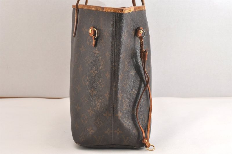 Louis Vuitton Monogram Neverfull MM Shoulder Tote Bag M40156 LV 4242n