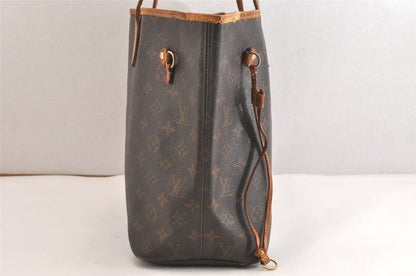 Louis Vuitton Monogram Neverfull MM Shoulder Tote Bag M40156 LV 4242n