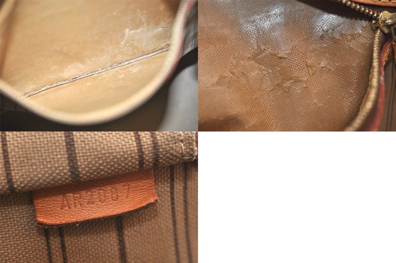 Louis Vuitton Monogram Neverfull MM Shoulder Tote Bag M40156 LV 4242n