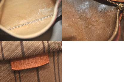 Louis Vuitton Monogram Neverfull MM Shoulder Tote Bag M40156 LV 4242n