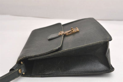 Louis Vuitton Taiga Clad Clutch Handbag Wallet Green M30194 LV 4243n