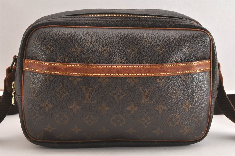 Louis Vuitton Monogram Reporter PM Shoulder Cross Bag M45254 LV 4245n