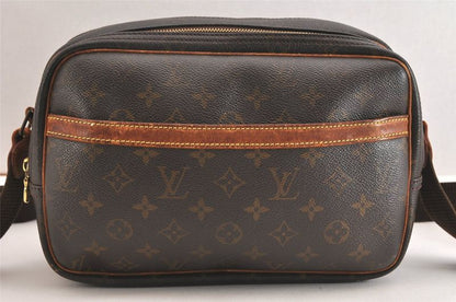 Louis Vuitton Monogram Reporter PM Shoulder Cross Bag M45254 LV 4245n