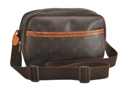 Louis Vuitton Monogram Reporter PM Shoulder Cross Bag M45254 LV 4245n