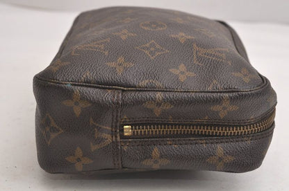 Louis Vuitton Monogram Trousse Toilette 23 Clutch Bag M47524 LV Junk 4246n
