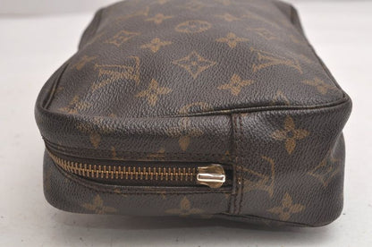 Louis Vuitton Monogram Trousse Toilette 23 Clutch Bag M47524 LV Junk 4246n